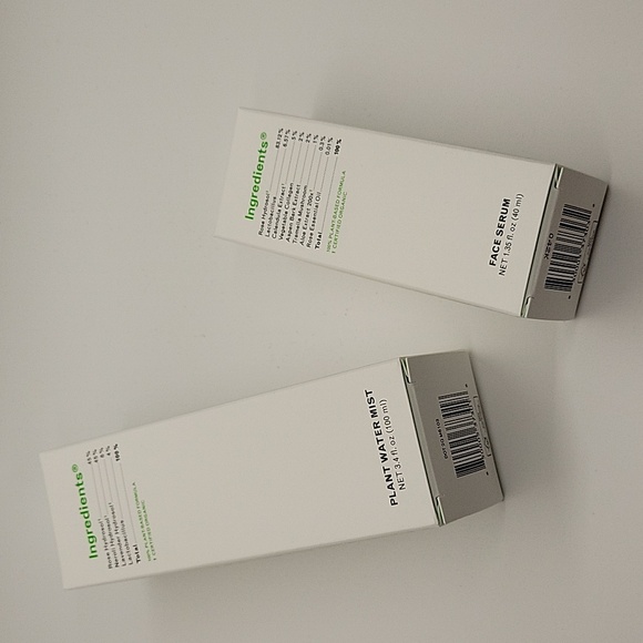 Ingredients Plant Water Mist and Face Serum - Picture 2 of 5